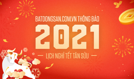 TinNhaDatVN.Com thông báo lịch nghỉ Tết Tân Sửu 2021