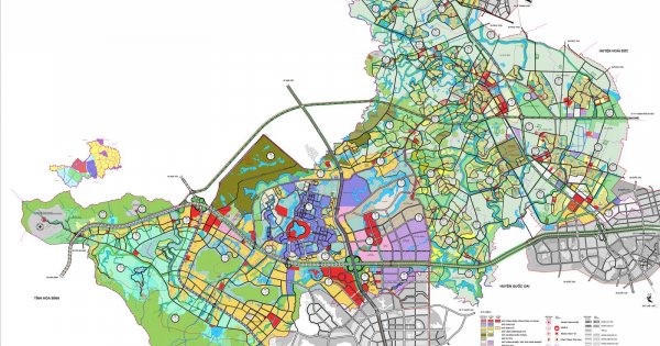 Bản đồ quy hoạch huyện Thạch Thất, thành phố Hà Nội đến năm 2030
