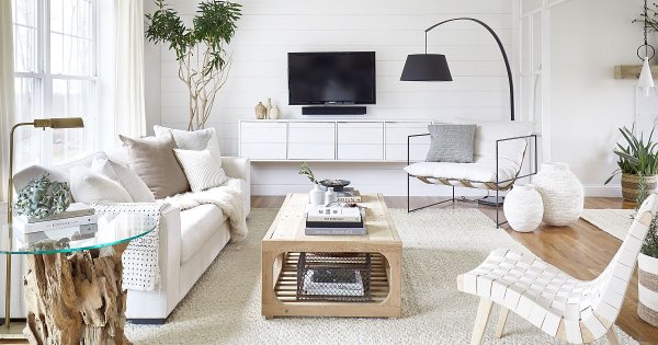 15 hình ảnh minh chứng rằng màu trắng là lựa chọn hàng đầu cho phòng khách nhỏ