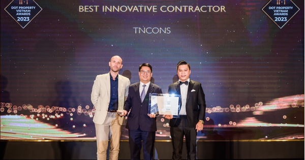 TNCons Vietnam nhận giải "Nhà thầu xây dựng đổi mới sáng tạo tốt nhất Việt Nam"