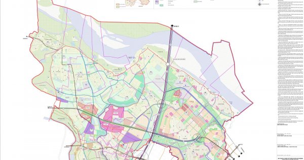 Bản đồ quy hoạch huyện Đan Phượng (Hà Nội) đến năm 2030