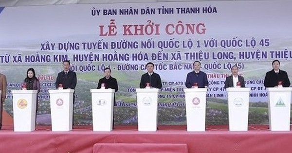 Thanh Hoá: Khởi công tuyến đường nối hai quốc lộ hơn 1.400 tỷ đồng