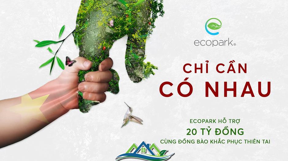 Ecopark ủng hộ 20 tỷ đồng chung tay cùng đồng bào vượt qua bão lũ