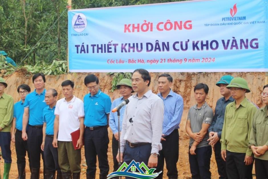 Khởi công xây dựng hai khu tái định cư Làng Nủ và Kho Vàng ở Lào Cai