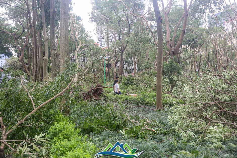 Khu đô thị đông dân nhất Thủ đô tan hoang sau bão Yagi, 'có nhà nhưng không có lối vào'