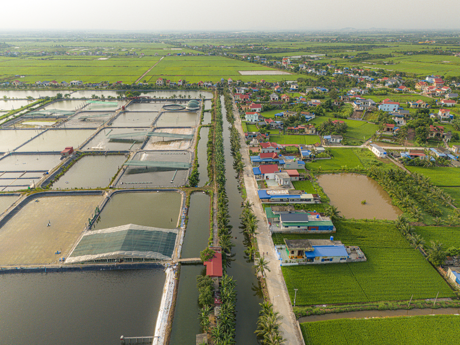 Toàn cảnh khu vực được đề xuất xây sân bay quốc tế thứ 2 tại thành phố Hải Phòng, cách sân bay Cát Bi chỉ 35 km